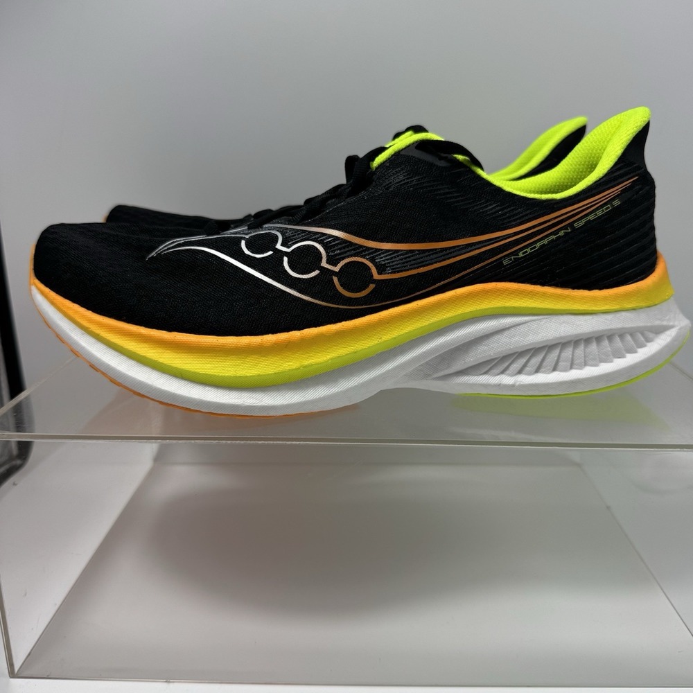Brand New Saucony Endorphin Speed 5 Running S21007-31 Black Orange Men's Size 13